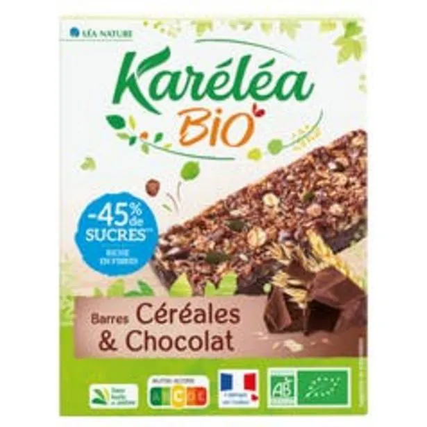 karéléa barres chocolat bio
