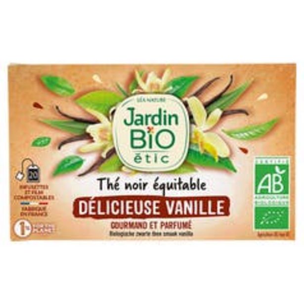 Jardin BiO étic Thé noir Equitable Délicieuse Vanille - Bio