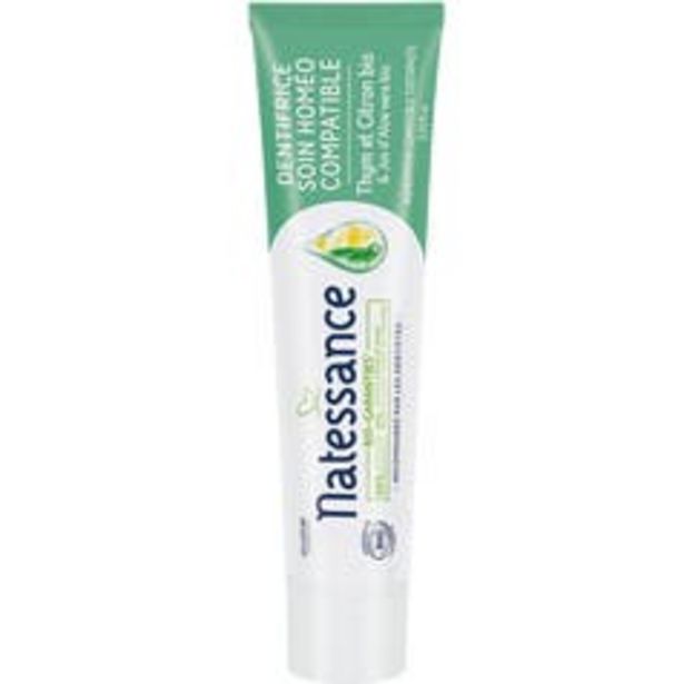 Natessance Dentifrice soin homeo compatible