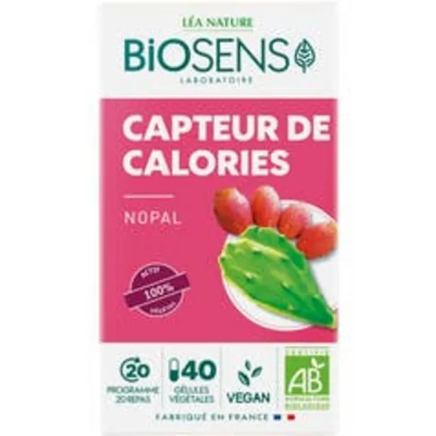 biosens gélule végétale capteur de calories - nopal - bio