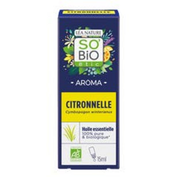 SO'BiO étic Huile essentielle Citronnelle Bio