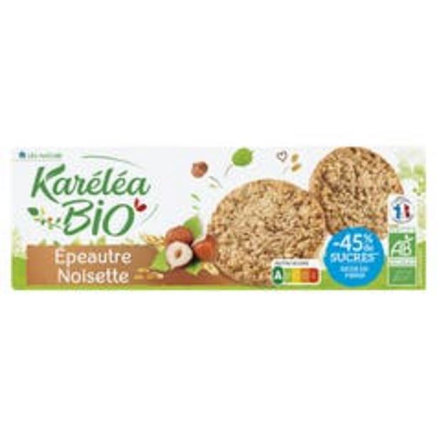 Karéléa Sablés Epeautre Noisette Bio