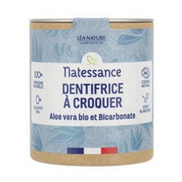 Natessance Dentifrice à croquer blancheur