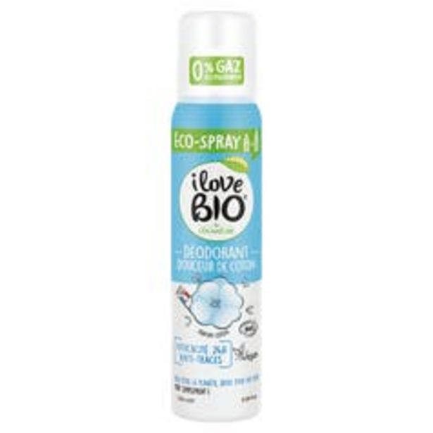 I Love Bio Déodorant douceur de coton éco-spray