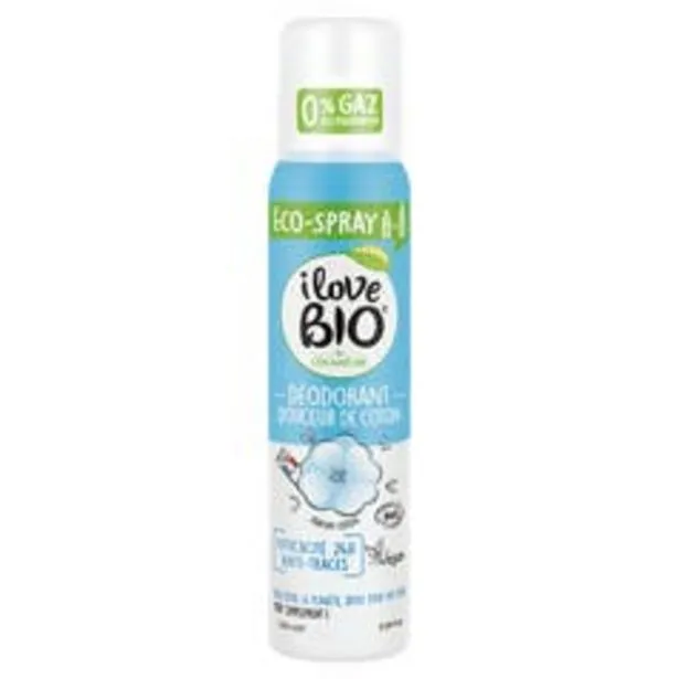i love bio déodorant douceur de coton éco-spray