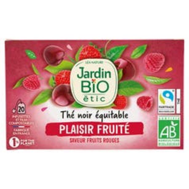 Jardin BiO étic Thé noir Equitable Plaisir Fruité Fruits Rouges - Bio