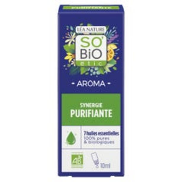 SO'BiO étic Synergie purifiante pour diffuseur aux 7 huiles essentielles Bio