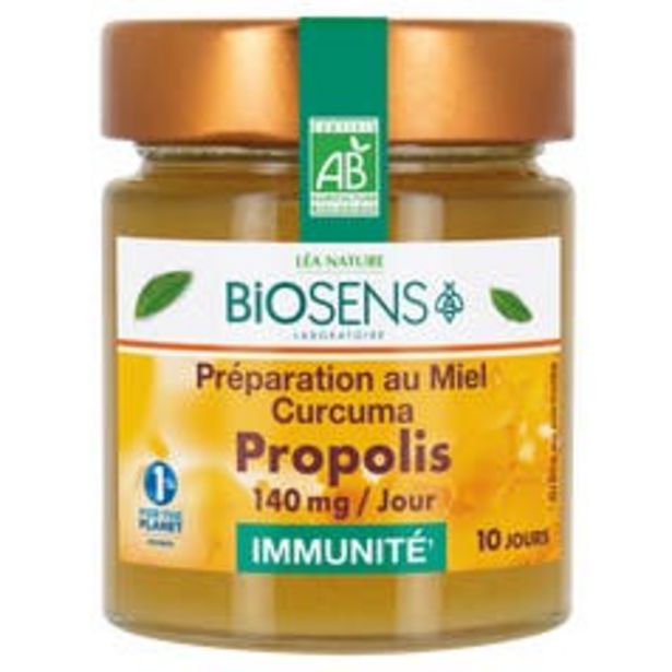 Biosens Miel curcuma propolis immunité