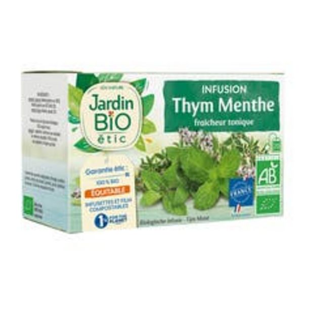 Jardin BiO étic Infusion Thym Menthe - bio