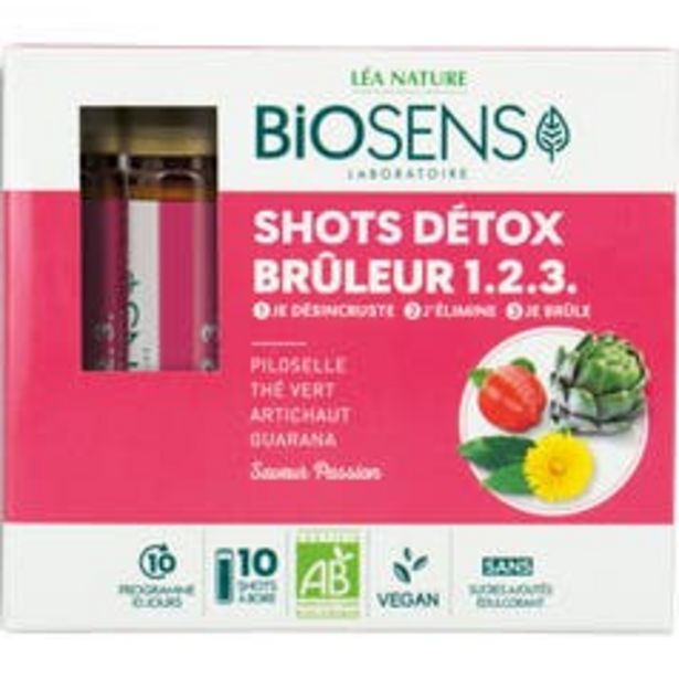 Biosens Shots Détox Brûleur 1.2.3 - bio