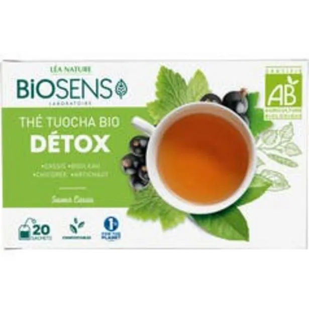 biosens thé tuocha détox - bio