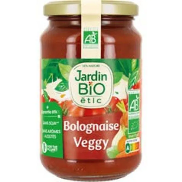 jardin bio étic sauce bolognaise veggy