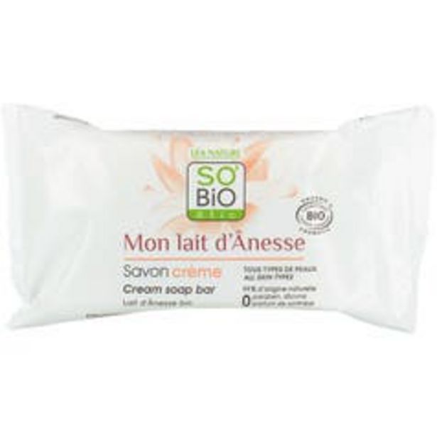 SO'BiO étic Savon crème Bio - Mon lait d'ânesse