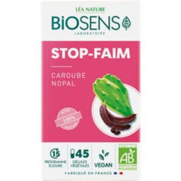 Biosens Gélule végétale Stop faim - Caroube Nopal - bio