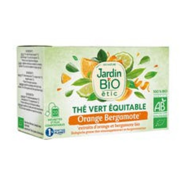 Jardin BiO étic Thé vert orange bergamote - bio