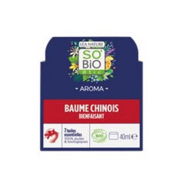 SO'BiO étic Baume Chinois Bienfaisant