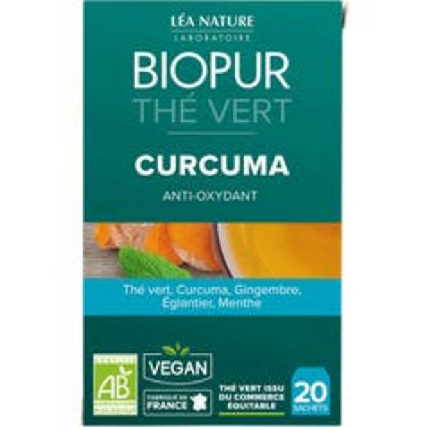 Biopur Thé vert Curcuma Antioxydant