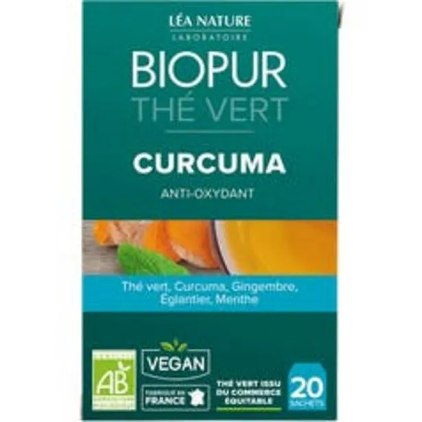 biopur thé vert curcuma antioxydant