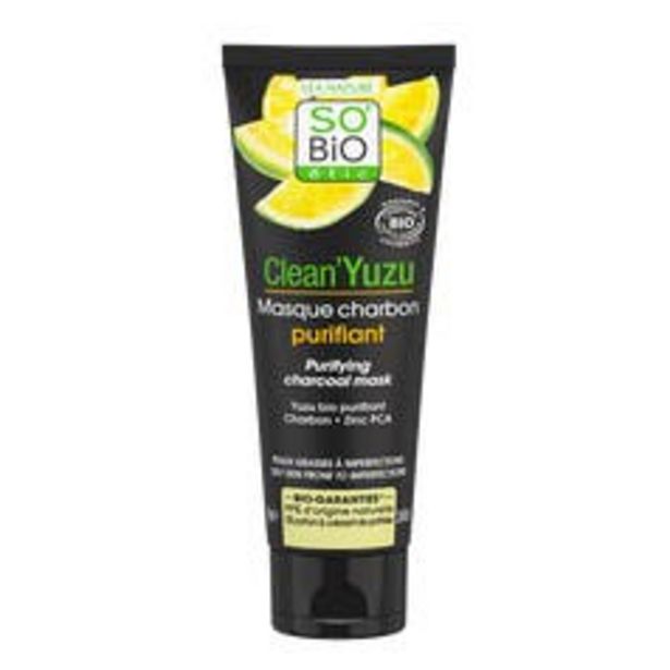 SO'BiO étic Masque Charbon purifiant