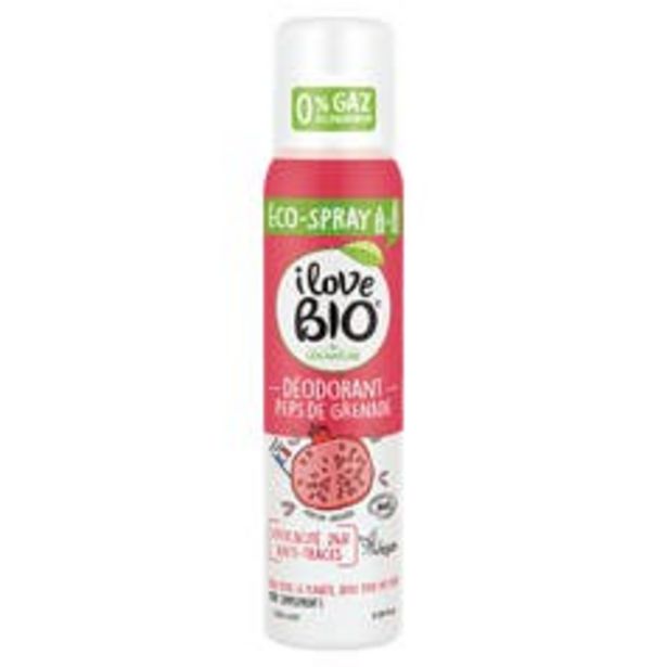 I Love Bio Déodorant peps de grenade éco-spray