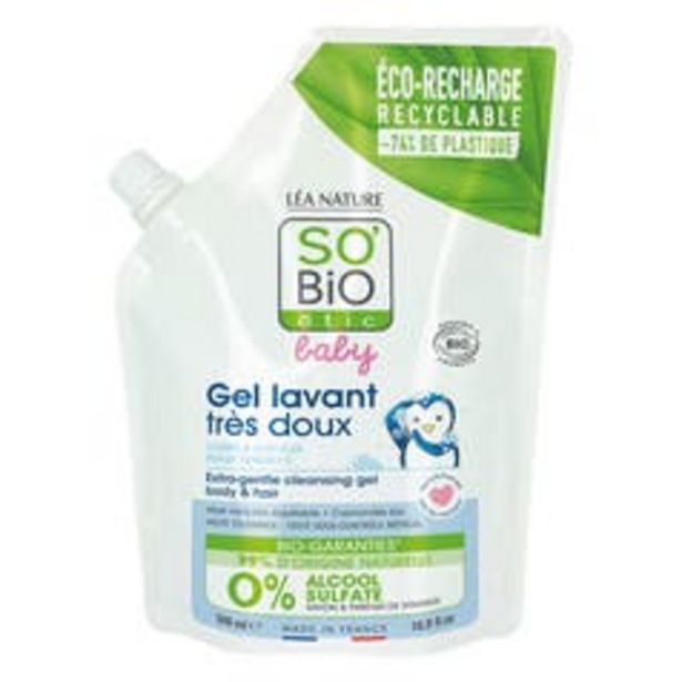 SO'BiO étic Ecopack gel lavant très doux