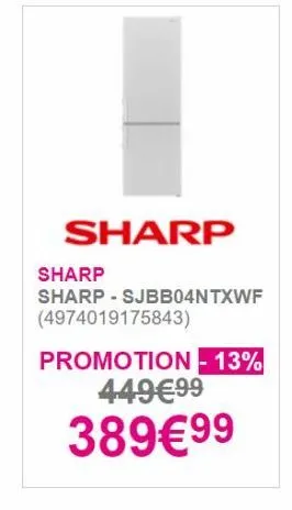 sharp sharp sharp - sjbbo4ntxwf (4974019175843) promotion - 13%  44999  38999