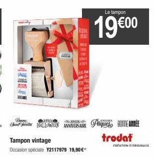 Le tampon  1900  Glue  CREATION IN