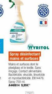 spray désinfectant