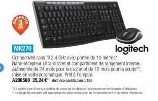 rangement Logitech