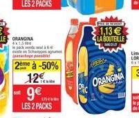 1,13  LA BOUTEILLE  LE  2eme à -50%  SO  9 LES 2 PACKS  BOB de 8