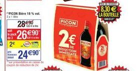 FEITE GOALS  8,30  LA BOUTEILLE  PICON Bare 18 val.  PICON  28  SON  pack  2  PVCO  ??????? EMMEQUATE  Coco