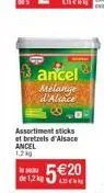 ancel  mélange d'alcace  assortiment sticks et bretels alsace ancel 29  520  de 1.2g