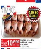 FRANCE  FECCE 1,09   DAL  1090  Caitles are bite  prétes cuire WISHO  de sig