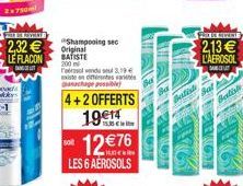 flacon Batiste