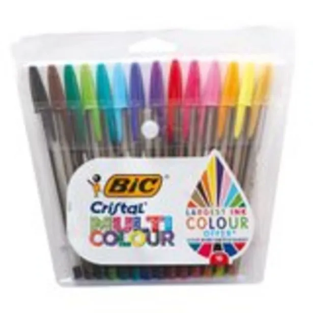15 stylos cristal multi-color