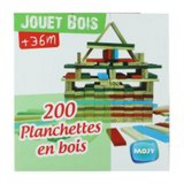 200 planchettes en bois