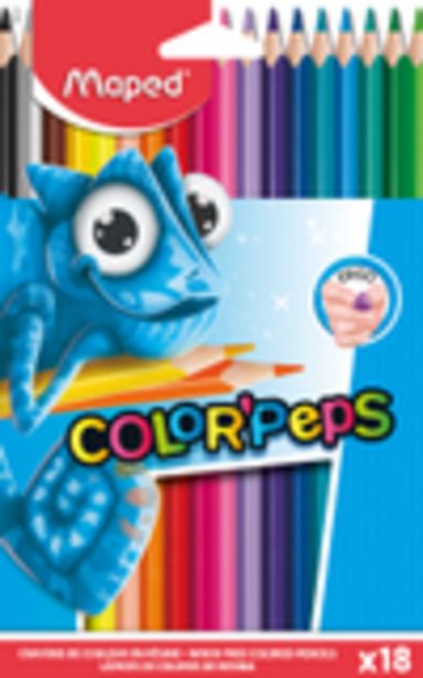 18 crayons de couleurs