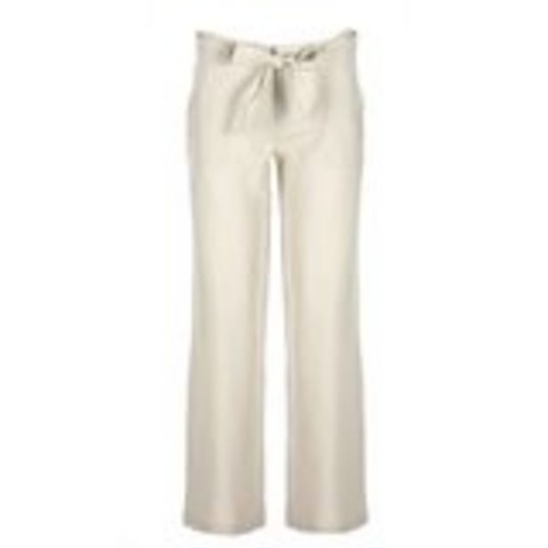 Pantalon lin ceinture