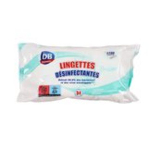 100 lingettes désinfectantes