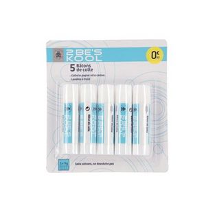 5 bâtons de colle offre à 0,99€ sur Stokomani