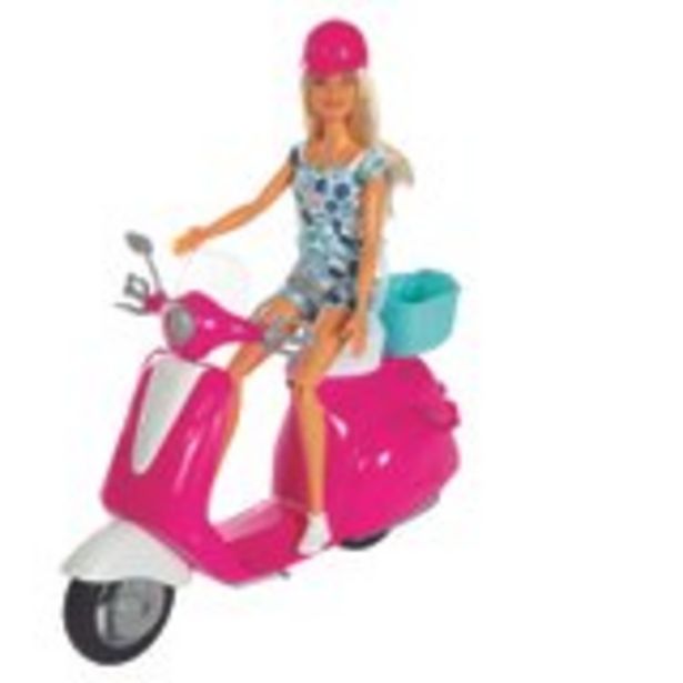 Barbie et son scooter