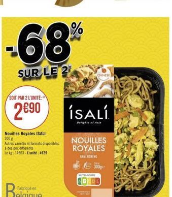 nouilles Isali