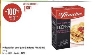 crêpes francine