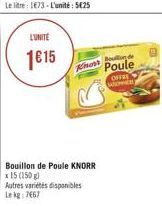 bouillon de poule Knorr