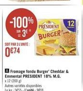 fromage fondu Président