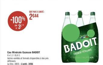 SOIT PAR 3 UNITE 2044  -100%  23E"  BADOIT  EINEMENT PETRLANTE  ??