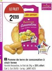 -20OFFERT  LE FILET 2099  Prince (mandine  POME TRE HAL  Cat 1. Cal 35/55 - Le RE: Jed 1625