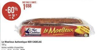 -60%  2  NOUVEAU  Karlo Le Moelleux  Cadelac