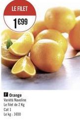 Orange Variete Naveline Le filet de 24 Cat lek: 1600