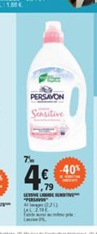 PERSAVON Sensitive  7  -40%  48  ,79  EUROESTVO PRAVO  211 Poster